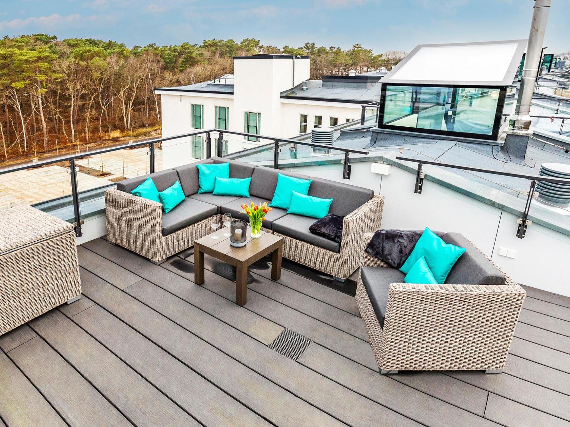 Fewo Prora - Kingfisher Dachterrasse Остзебад Бинц Екстериор снимка